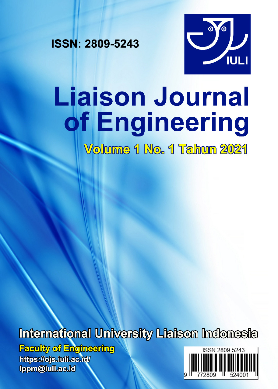 					View Vol. 1 No. 01 (2021): Liaison Journal of Engineering
				